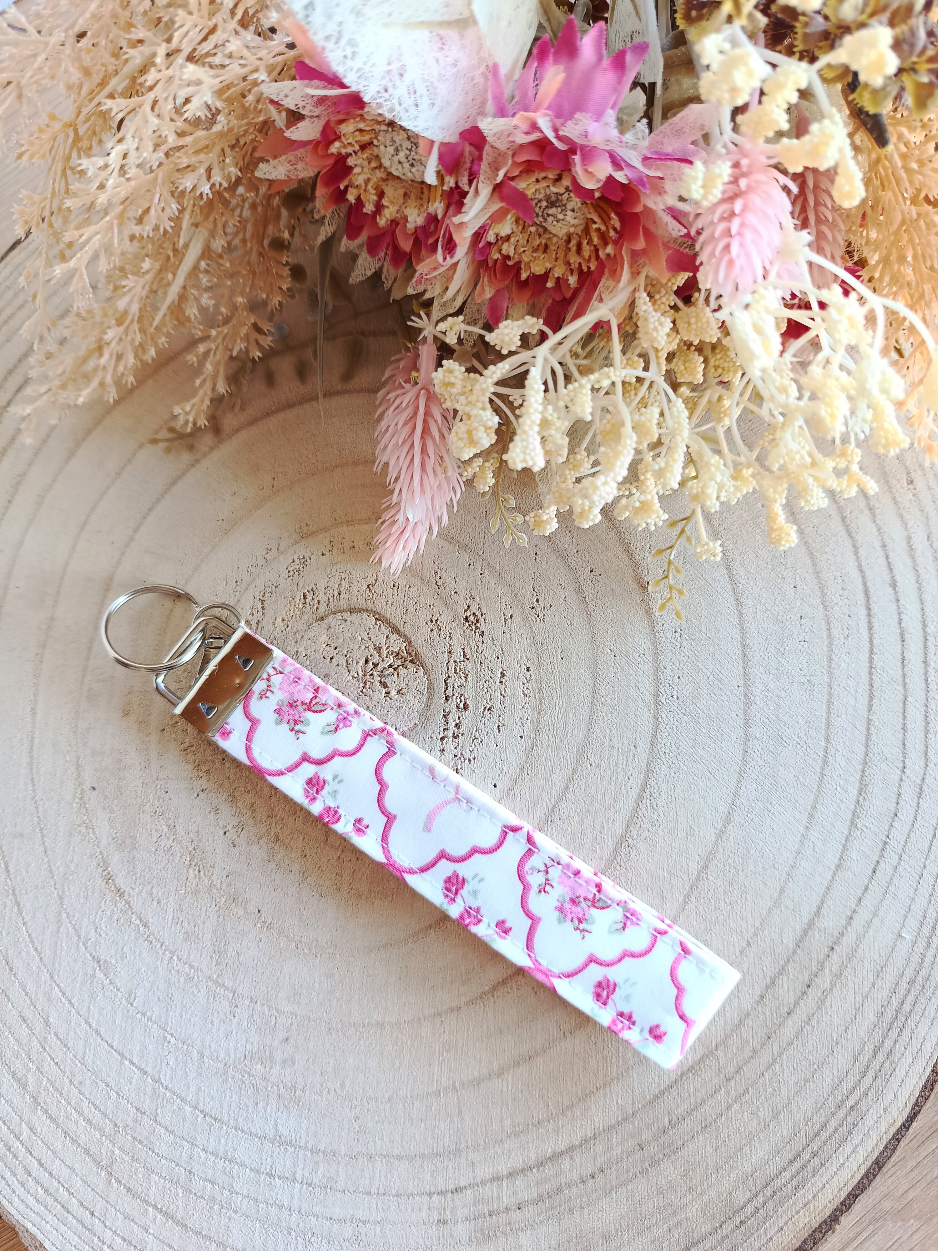 Porte Clefs - Fleurs & Nœuds Elégants