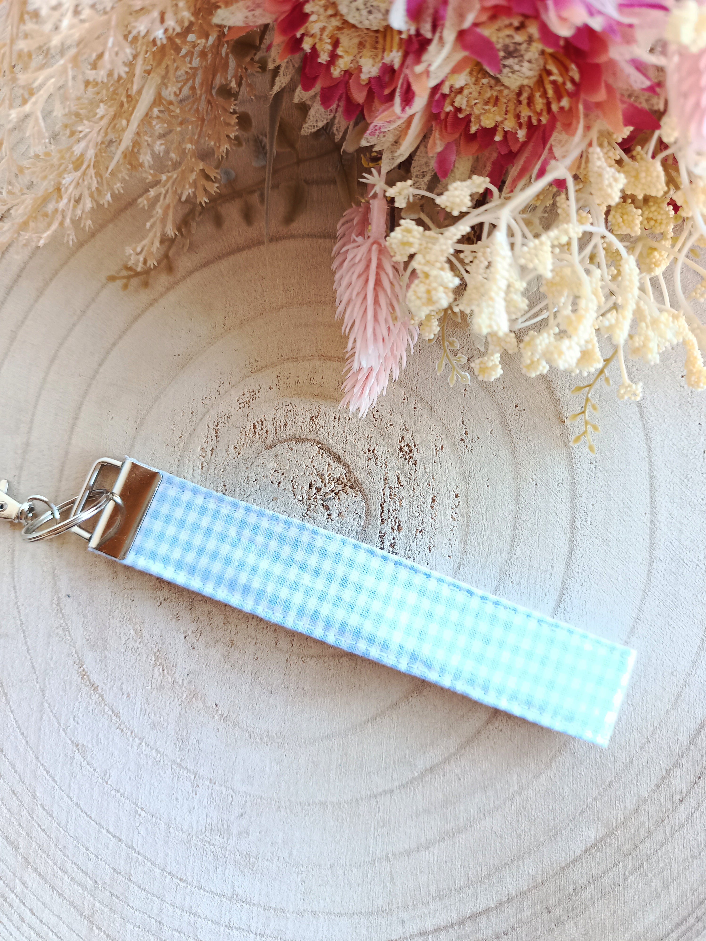 Porte Clefs - Vichy Bleu