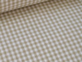 Tissu Vichy - Sable